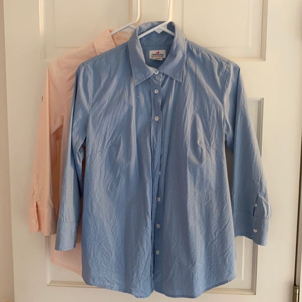 2 JCrew Haberdashery cotton/spandex butt, size Med